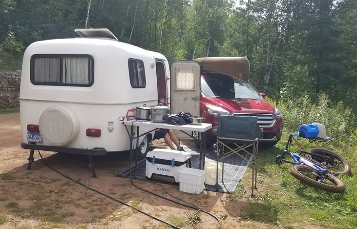 Cuyuna offers excellent biking, paddling, scuba diving
