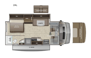 Luxurious 2022 Entegra Qwest 24L