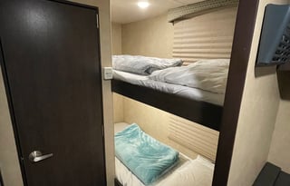 Cozy, comfy travel trailer