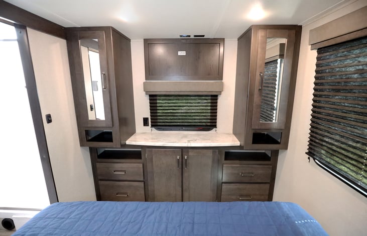 Experience "Faith" with our 2022 Grand Design Transcend Xplor 251BH located near Table Rock Lake near Branson Missouri and Lake Of The Ozarks. Thank you from us at Stone Mountain RV & Camper Rentals!