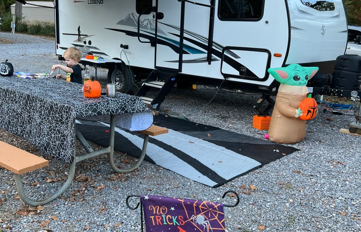 Decorated for Halloween