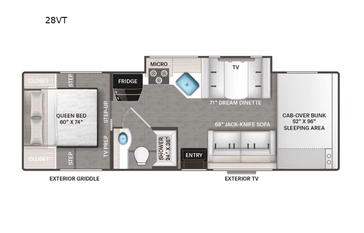 ZWS RV Floor Plan View