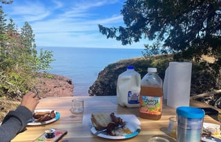 Camper's Cove:  Luxury on Lake Superior (Pup too!)