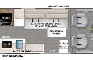 "Pixel" Full Kitchen & Bath + Off-Grid + Starlink
