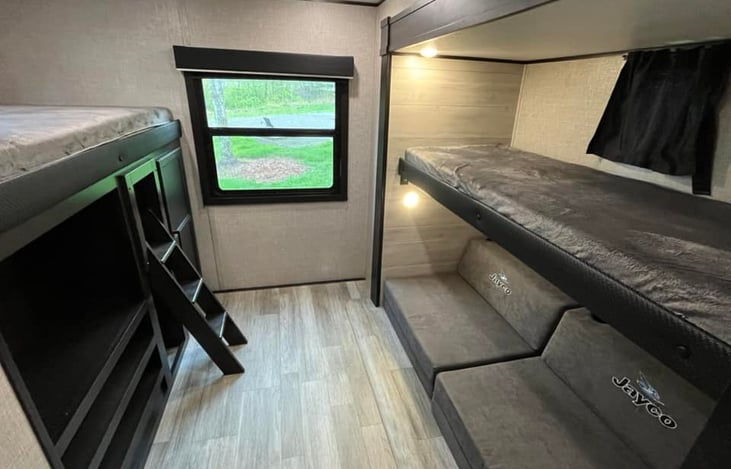 Full view of bunk house.