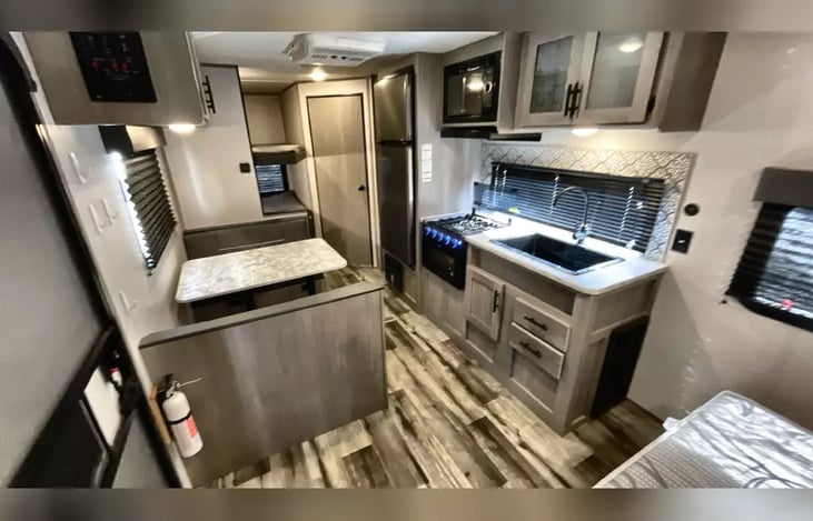 Interior:  front to back