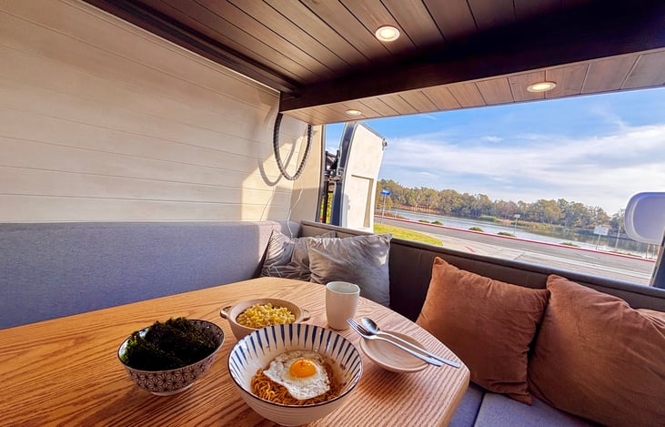 Convertible sofa bed & swivel electric lifting table