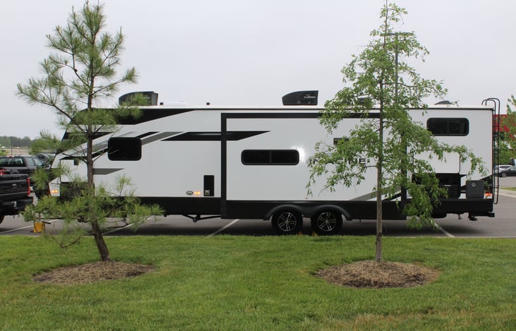 Facing the Left Front of the RV