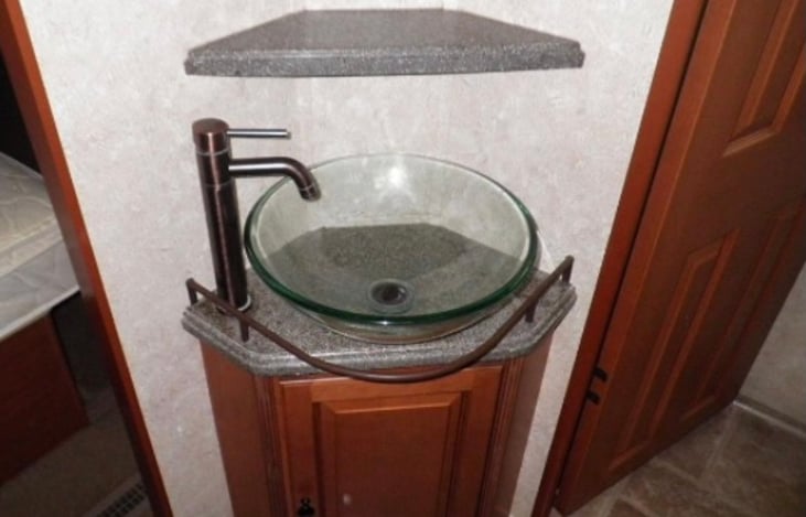 Master bathroom sink