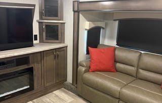 Hester and Larry’s fur baby friendly RV