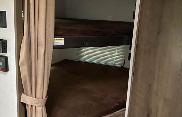 two extra large bunk beds