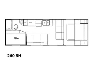 2018 Riverside DREAM 260BH. (Blue Eagle)