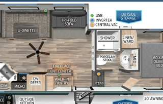 Beautiful, Clean, Modern 5th Wheel, Arctic Wolf