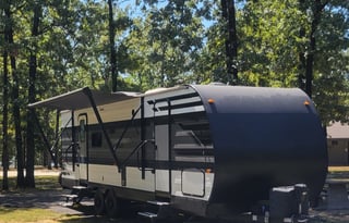 Stump's pet friendly camper