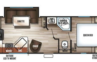 2017 Forest River RV Cherokee Grey Wolf 24RK