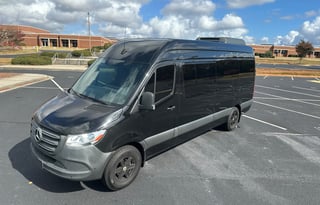Luxury Mercedes-Benz Sprinter Party Bus/Limo with WiFi, TVs, and Big Sound