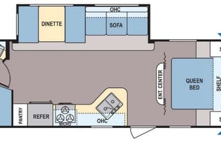 30ft family size getaway/evacuation camper