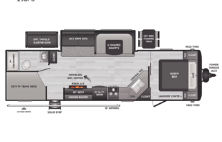 2023 Keystone Hideout 29DFS