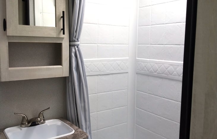 Hot showers on demand!