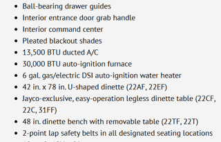 2025 Jayco Redhawk 22CF sleeps 6