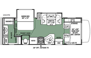 2018 Forest River RV Forester 2421MS Ford