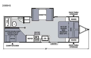 2021 Coachmen RV Apex Nano Bunkhouse 208BHS
