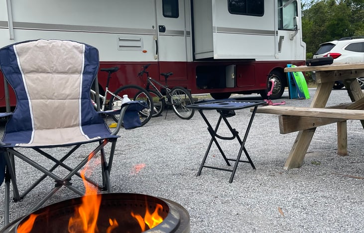 Solo Stove in action. So easy to start!