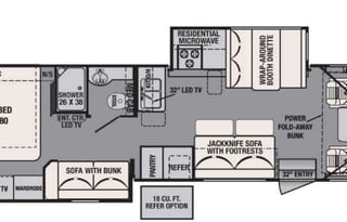 Forest River FR3 32DS Bunkhouse "Big Mama"!