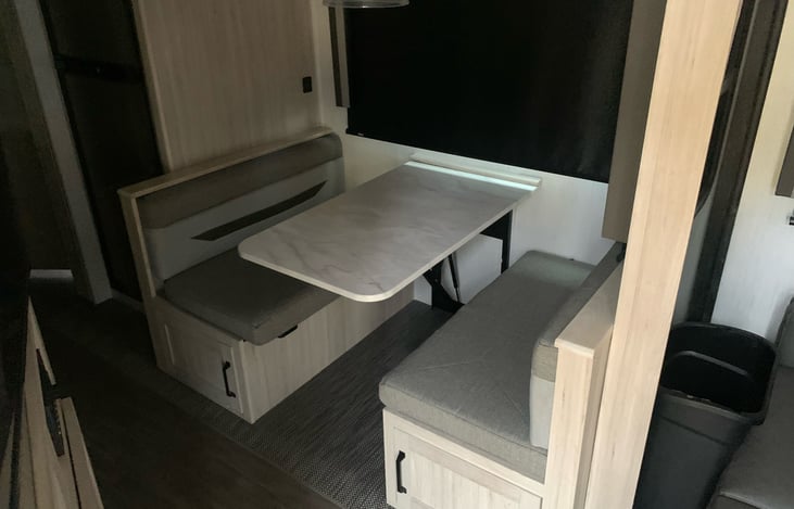 Table turns into a bed