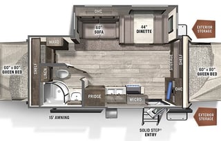 2018 Forest River RV Rockwood Roo 21SS