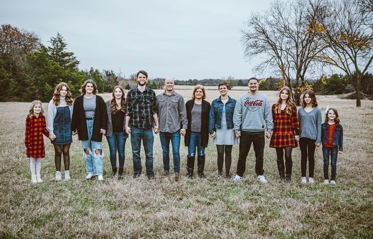 Just so you know who we are; This is our amazing family!