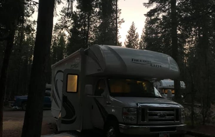 Camping near Crater Lake, OR