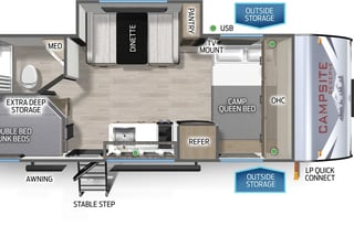 2026 Forest River RV Campsite Reserve 17 LS