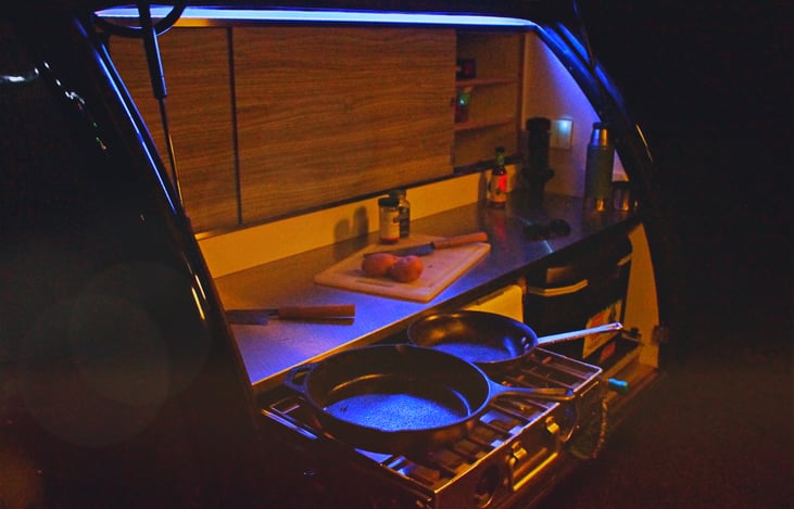 Colored lights for cooking/ fun at night!