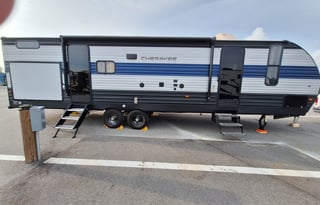 "Anna Grace" 2021 Forest River Gray Wolf limited.