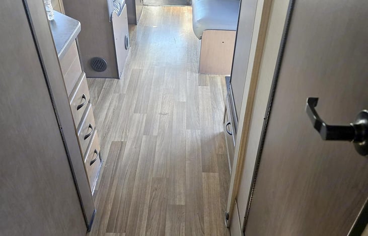 Interior: Living Area, Rear from master bedroom facing forward