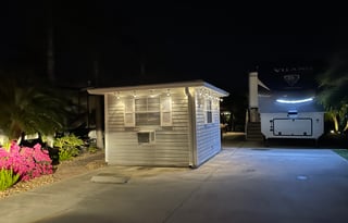 Luxury StationaryRV Retreat-Site included