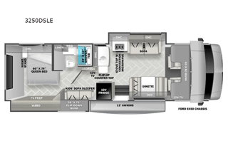 2022 Forest River RV Sunseeker LE 3250DSLE Ford