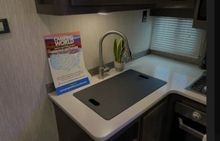 Kayla and Justin's King bed camper