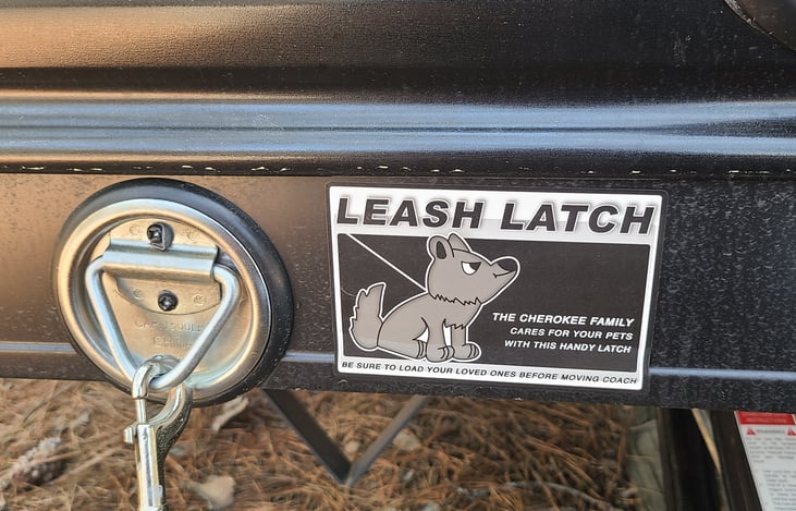 Keep those pets safe on our Leash Latch system