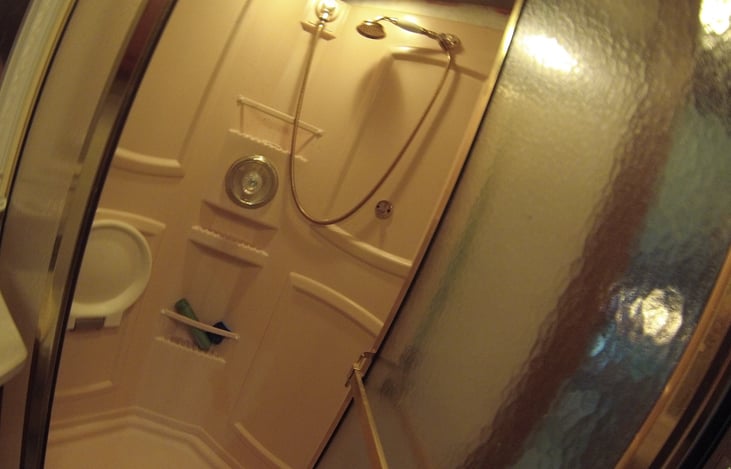 Large walk-in shower