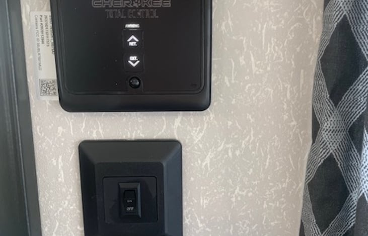 Control panel by entrance