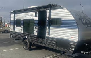 Lightweight 2022 Forest River  Wolf Pup 18RJB