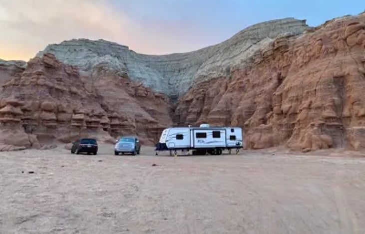 out in the wilderness, boon docking