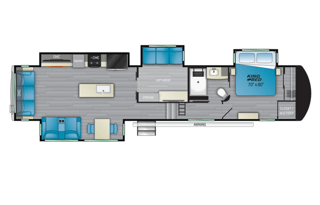 Get away in the 2022 Heartland Bighorn 3883MD