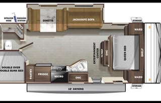 The Unwind Bunkhouse- 2021 Starcraft Autumn Ridge