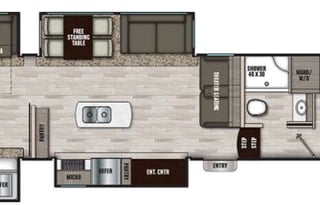2021 Chaparral Bunkhouse and 2 Full Bathrooms