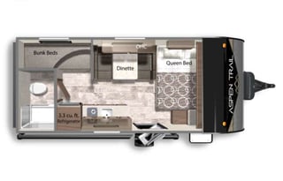 Lightweight 2022 Dutchmen RV Aspen Trail 17BH