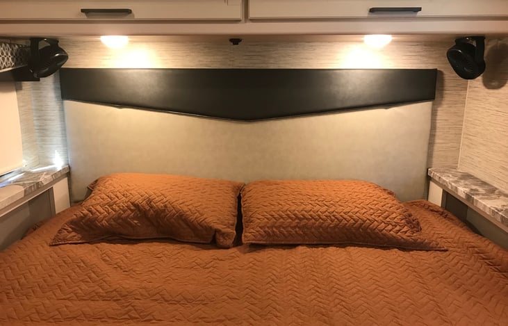 Overhead personal fans