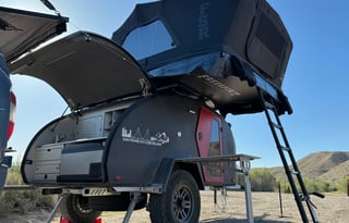 Lucy, 2024 Escapod Voyager Topo2 w/ Roof Top Tent